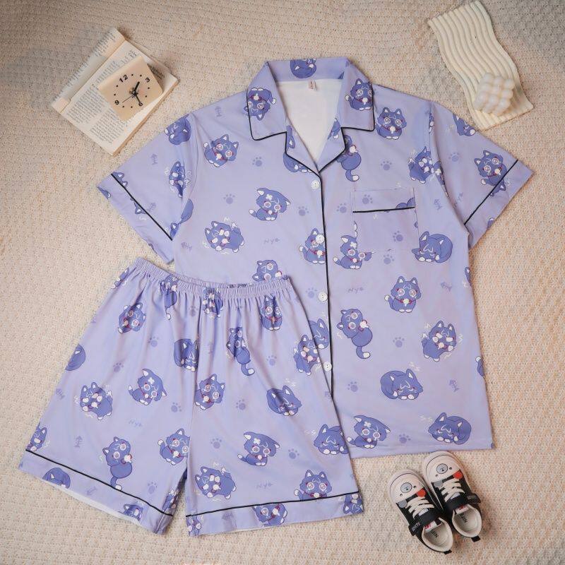 Summer Alt Clothing - Genshin Impact Wanderer Cosplay-Kostüm, Sommer-Pyjama mit