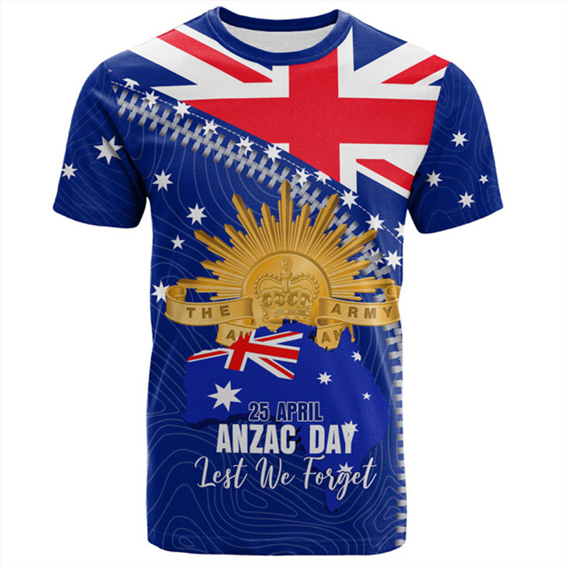 Summer Clothing Women Australia - Australien Grafik T-Shirts Herren T-Shirts 3D-Druck