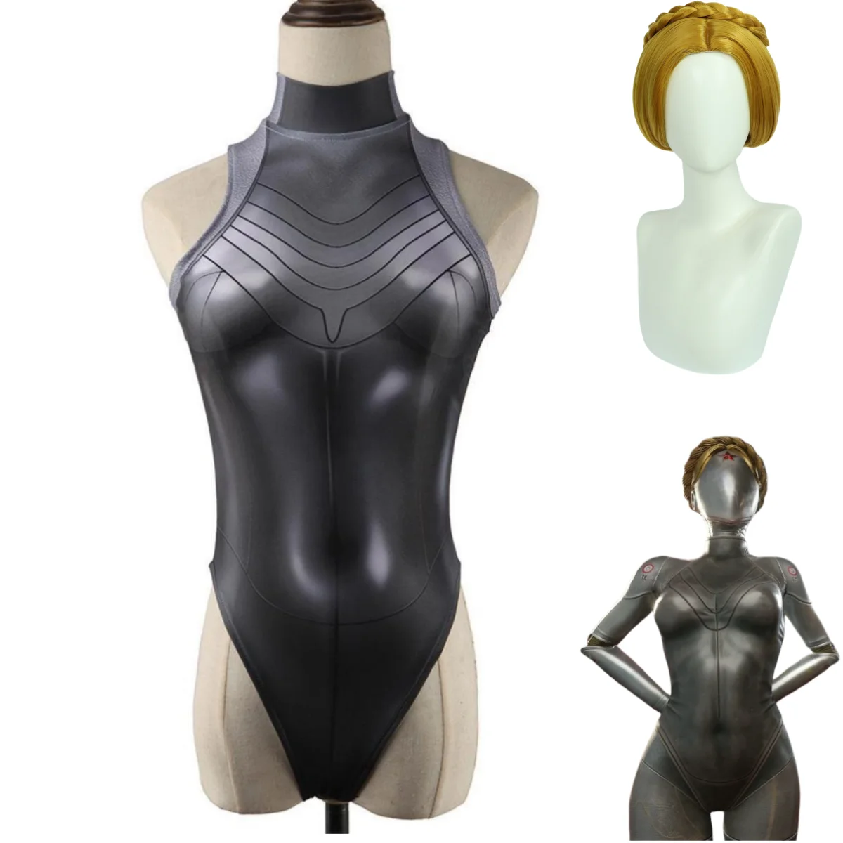 Roboter Zwillinge Cosplay Kost – Summer Alt Clothing Bewertung und Preis