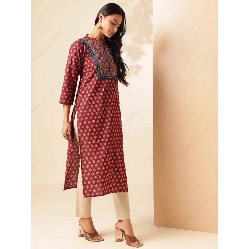Frühling Sommer Damen Ethnisch – Summer Clothing India Bewertung und Preis